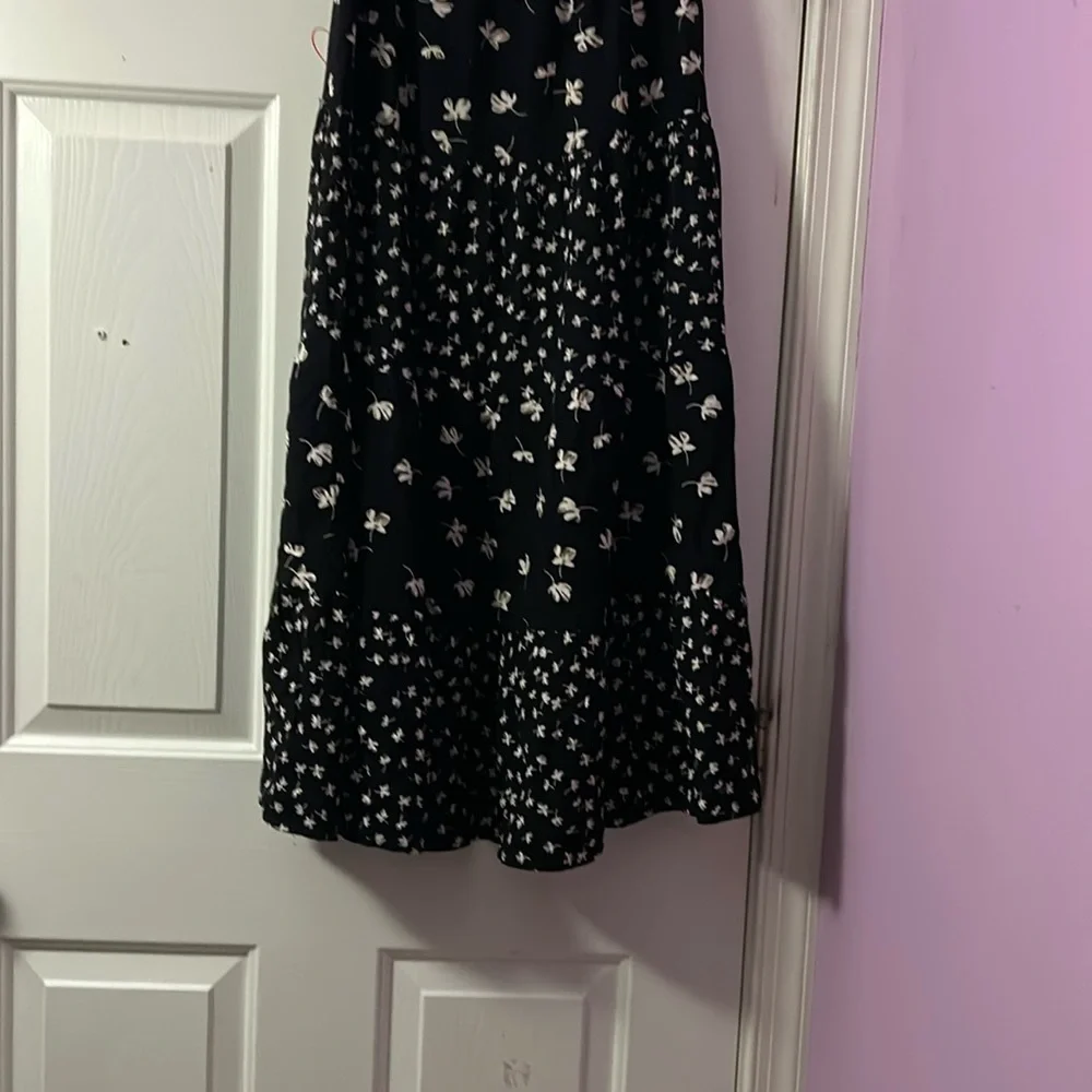 Floral Black Skirt - Picture 5 of 5